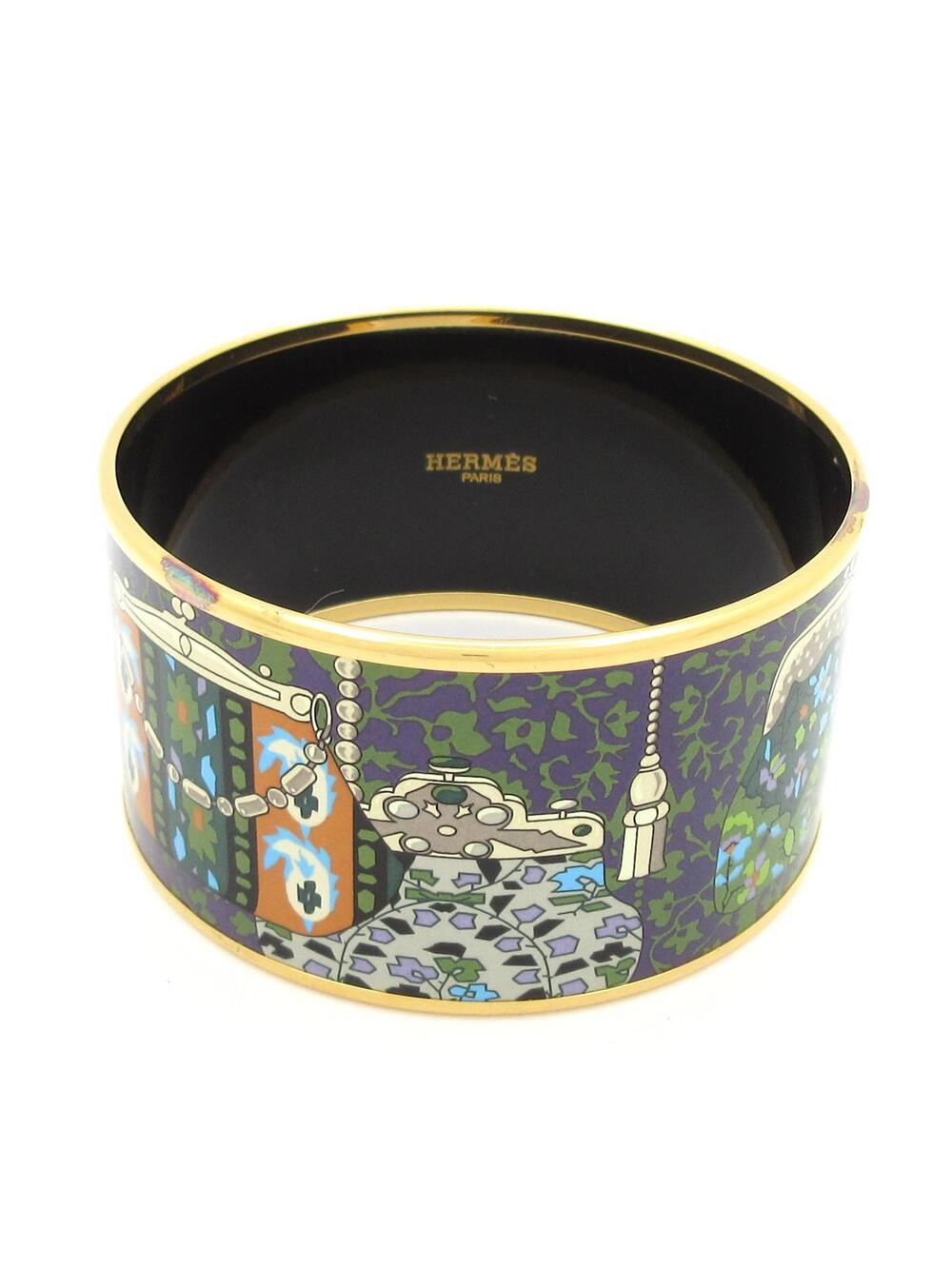 Hermes Email Purple Gold Multi Patent #372091H51B